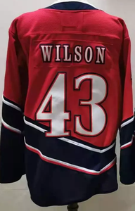 เสื้อเจอร์ซีย์เล่นฮอกกี้น้ำแข็งสำหรับผู้ชาย43ควินน์ Hughes 40 elias pettersson 10 pavel Bure US เย็บปักลายแบบอเมริกัน - Product Image 5