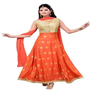 Pakaian Etnik Wanita Salwar Kameez, Pakaian Tanpa Jahitan Gaya Vintage Baru