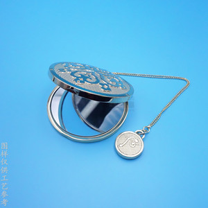 Kanebo Round Metal <b>Makeup</b> <b>Mirror</b> Customized Portable Cosmetic <b>Mirror</b> For Home Use - Product Image 4