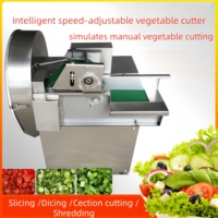 Máquina Cortadora de Vegetales, Rebanadora de Pepinos para Restaurante, Cortadora de Vegetales de Hoja, Trituradora de Repollo