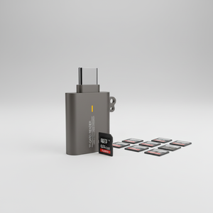 อะแดปเตอร์ USB-C OTG สำหรับอ่านการ์ด SD โทรศัพท์มือถือ สำหรับ <span class=keywords><strong>iPhone</strong></span> และ Android เพื่อถ่ายโอนรูปภาพ - Product Image 3