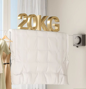 Corde <span class=keywords><strong>à</strong></span> <span class=keywords><strong>linge</strong></span> rétractable pour intérieur, corde <span class=keywords><strong>à</strong></span> <span class=keywords><strong>linge</strong></span> extérieure anti-affaissement, corde murale en acier inoxydable - 4,8 cm (<span class=keywords><strong>gris</strong></span>, noir, blanc) - Product Image 5