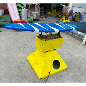 Plataforma Hinchable Multijuegos 3 en 1 con Caballo Mecánico, Tabla de Surf y Brazo Limpiador Wipeout, Tapete de <span class=keywords><strong>Juego</strong></span> de PVC Duradero para Carnaval - Product Image 6