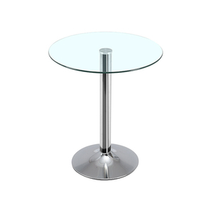 <span class=keywords><strong>Tavolo</strong></span> <span class=keywords><strong>da</strong></span> <span class=keywords><strong>Pranzo</strong></span> e Caffè Rotondo Moderno Personalizzato, Tavoli <span class=keywords><strong>in</strong></span> <span class=keywords><strong>Vetro</strong></span> <span class=keywords><strong>con</strong></span> Gambe <span class=keywords><strong>in</strong></span> Metallo, Arredamento Trasparente per Casa e Soggiorno - Product Image 1