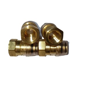 Conector recto roscado de latón Airship 931 50 150 para vehículos pesados, acoplamiento rápido con dientes internos de 17 mm - Product Image 3