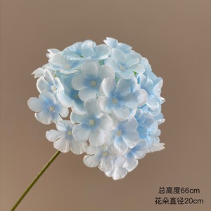 Fleurs artificielles Monet, série bleue, fleurs en soie pour arche de mariage, décoration extérieure, accessoires floraux pour fenêtre, style paysager - Product Image 3