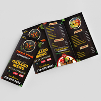 Service d'impression sur mesure de papier en usine chinoise pour flyers, cartes de visite, brochures pliées, catalogues, menus - Taille personnalisée et couleur CMYK