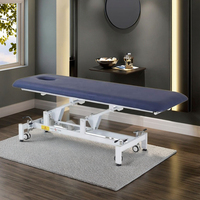 Table de chiropratique électrique réglable en hauteur, confortable et multifonctionnelle, idéale pour les salles de sport, les spas et les hôtels.