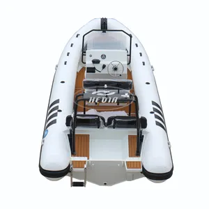 ハイパロンインフレータブルボート6.6m深さVアルミニウムRHIB RIB 660 PVC ORCA