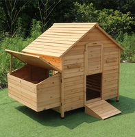 Bestseller Fabriek Groothandel Op Maat Waterdichte Houten Grote Kippenren & Kleine Dierenverblijf Alle Seizoenen Geen Montage