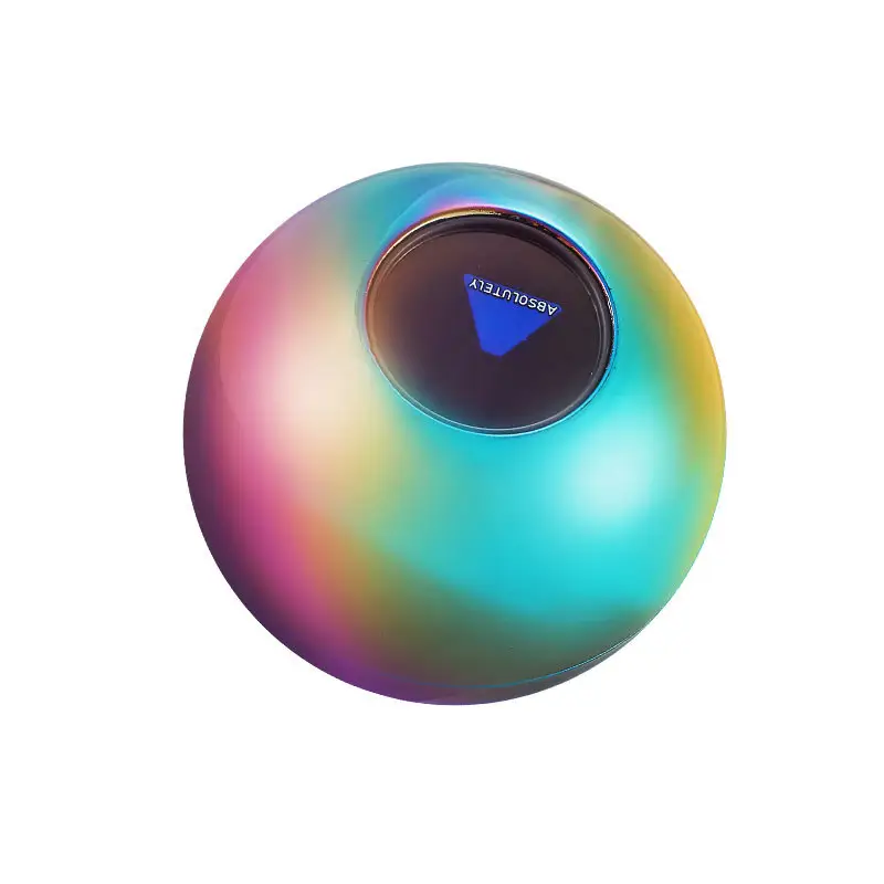 Kunden spezifisches Logo Kinder Kreative pädagogische benutzer definierte magische Kugel sprechende Antwort Ball vorhergesagte Spielzeug mit buntem Druck