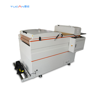 Agitador de polvo DTF con horno, máquina de 60cm y 24 pulgadas <span class=keywords><strong>para</strong></span> impresora Dtf, película de impresión de camisetas, máquina agitadora automática de transferencia de calor - Product Image 1