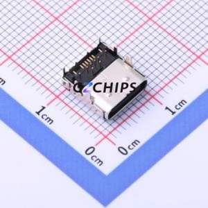 TYPEC-319DDS-ACP16 USB Connector SMD Connector Type-C Female Right Angle Insert 16P - Product Image 1