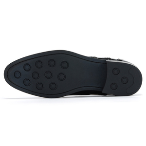 Chaussures Oxford de luxe classiques et élégantes en cuir de vachette pleine fleur, décontractées, habillées, de ville, brogues, formelles - Product Image 6