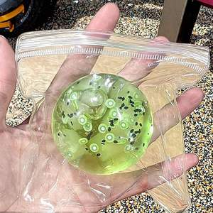 NEW Viral Kiwi Coconut Jelly Maltose Ball Squeeze Toy Stress Relief Decompression Gift for Kids Adults Cool Ambiance - Product Image 3