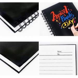 Custom A5 Hard Leather Cover Diary Planner Coil Notebook with Custom Logo 80 Sheets-Promotion Schedule <b>Note</b> <b>Book</b> - Product Image 3