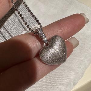 Colgantes de Plata de Ley S925 con Diseño de Flor y Cadena, Estilo Retro Francés, Simple y Elegante, Hechos a Mano en Italia - Product Image 1