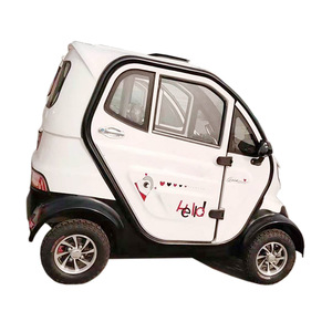 Held Electric Tricycle Closed <b>2</b> Seater <b>Passenger</b> Adult Mini Leisure Mobility Vehicle - Product Image 1