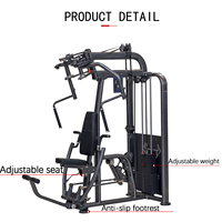 Machine commerciale à pression pectorale et à déclenchement par poulie, personnalisable avec logo, équipement de fitness sûr pour la musculation en salle de sport