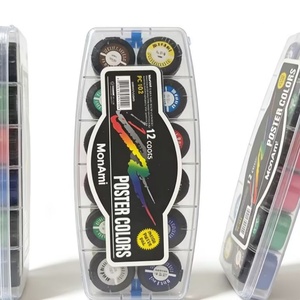 Peinture pour enfants non toxique en gros, séchage rapide, 12 couleurs, ensemble de peinture pour affiches pour enfants et étudiants, DIY - Product Image 6