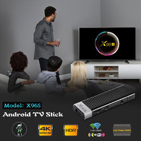 Fabricante de TV Stick, Diseño X96S, Amlogic S905y2, Wifi 2.4g 5.8g, 4g/32g, 4k, Smart TV Box Stick, Mini PC X96