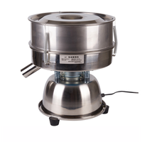 Tamis vibrant électrique Pfsn Modèle 300 pour tamisage de poudres et de particules, en acier inoxydable, 220V/380V, à poser au sol