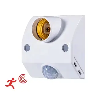E27 Pir Infrared Human Body Motion Sensor Lamp Lighting Holder Adjustable Inductive Lamp Bulb Holder Socket
