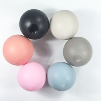 Ballon de Pilates COMANA beige mat avec logo personnalisé, 20 cm, 25 cm, petit ballon de fitness pour la gym, ballon d'exercice épais, mini ballon de yoga, ballon de stabilité pour Pilates