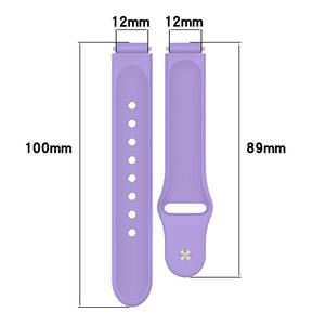 Correa de Reloj de Silicona de Color Sólido con Hebilla de Metal de Buena Calidad para Xiaomi Smart Band con Estuche 10/9/8 - Product Image 2