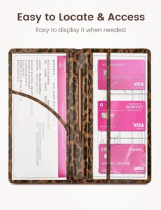 <span class=keywords><strong>Porte</strong></span>-documents de <span class=keywords><strong>voiture</strong></span> en cuir PU imprimé léopard personnalisé pour permis et assurance, organisateur de boîte à gants de véhicule, <span class=keywords><strong>porte</strong></span>-cartes pour <span class=keywords><strong>femme</strong></span> - Product Image 4