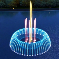 Equipo Personalizado con Descuentos, Fuente Musical Decorativa para Villas con Cambio de Color, Equipos de Fuente Flotante Más Vendidos
