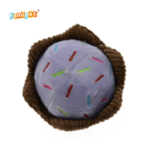 2021 toptan sıcak satış Pet ürünleri dondurma şekilli peluş oyuncak köpek - Product Image 3