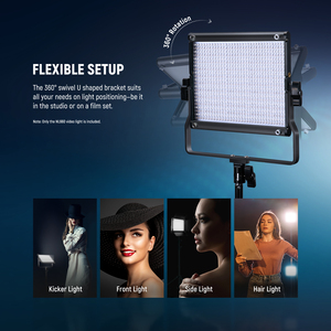 <span class=keywords><strong>NEEWER</strong></span> Kit d'éclairage vidéo LED bicolore réglable 660 LED (lot de <span class=keywords><strong>2</strong></span>) avec support pour diffusion en direct et YouTube - Product Image 4