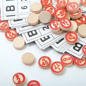 Russie soviétique numéro en bois échecs Lotto et jeu <span class=keywords><strong>de</strong></span> cartes Bingo Vintage Bingo Lotto numéro jeu - Product Image 4