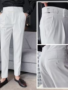 Maxfree <b>Men</b> Suit <b>Pants</b> New <b>Men</b> Business Suit <b>Pants</b> Suit Long Trousers <b>Stretch</b> Slim Straight Solid Color Casual <b>Pants</b> - Product Image 6