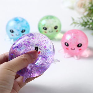 Lindo Peluche de Pulpo Luminoso de Subida Lenta, Juguete Antiestrés para Apretar, Juguete Sensorial Popular, Regalo para Fiestas - Product Image 4