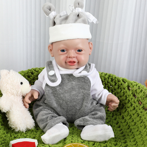Muñeca Bebé <span class=keywords><strong>Reborn</strong></span> <span class=keywords><strong>de</strong></span> 10 Pulgadas, Realista y Sonriente, Hecha <span class=keywords><strong>de</strong></span> <span class=keywords><strong>Silicona</strong></span> Suave - Product Image 2