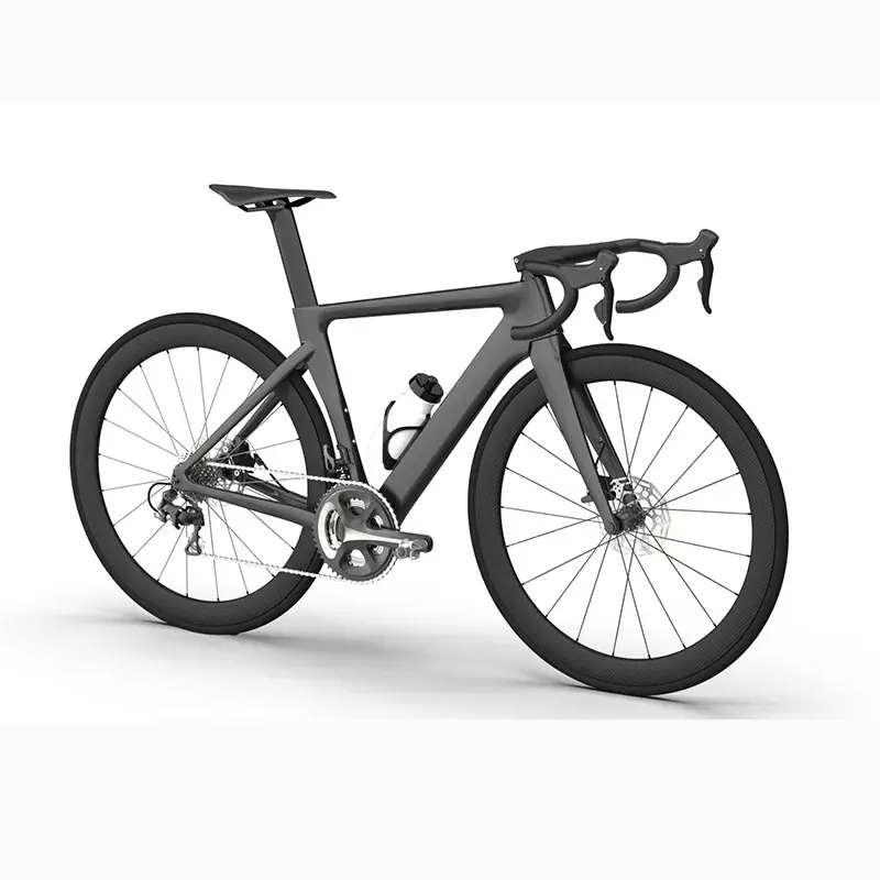 Voll carbon Rennrad rahmen Scheiben bremse 700c Innen linie THRU Carbon faser Rennrad rahmen Fahrrad teile