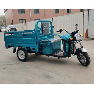 Triciclo Eléctrico para <span class=keywords><strong>Adultos</strong></span> de 3 Ruedas, Vehículo Eléctrico de Carga de 500 kg, Triciclo Eléctrico de China para Granja - Product Image 2