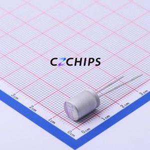 Condensador Sólido 35SEPF82M, Componente de Orificio Pasante (THT), D8xL12mm 82uF 20% 35V 4A100kHz - Product Image 1