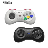 Manette de jeu sans fil 8Bitdo M30 Bluetooth 2.4G, 6 boutons, mini design ergonomique, pour PC et Switch