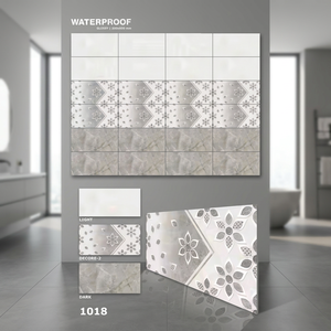 Carreaux muraux en céramique imprimés jaunes brillants 300x600mm, 12x24, décoratifs, en porcelaine émaillée, antidérapants, pour salle de bain, couloir, intérieur - Product Image 3