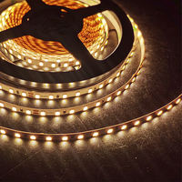 Bande LED flexible USB NFC étroite de 5mm 2835 168LED/M profil en Al mince assorti 10m Tube en silicone néon cuivre sans chute de tension