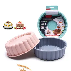 廉价新奇巨型三明治奥利奥大饼干蛋糕盘DIY硅胶烘焙模具，用于派对慕斯蛋糕制作
