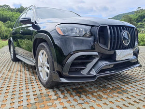 Nuevo Kit de Carrocería para <span class=keywords><strong>Mercedes</strong></span>-<span class=keywords><strong>Benz</strong></span> <span class=keywords><strong>GLS</strong></span> 63 AMG 2011-2019, Mejora Babos con Fibra de Carbono, Difusor Delantero, Alerón, Guardabarros - Product Image 3
