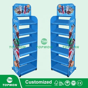 Estante de exhibición de supermercado personalizado soporte de exhibición de <span class=keywords><strong>Metal</strong></span> ligero Snack vino bebida cóctel frutas y verduras estante de exhibición de <span class=keywords><strong>Metal</strong></span> - Product Image 3