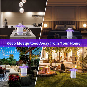 Lámpara Antimosquitos Enchufable Ecológica Más Vendida en 2025 |   Trampa para Moscas Segura y Silenciosa para Interiores/Exteriores, para <span class=keywords><strong>Mosquitos</strong></span>, Moscas de la Fruta y Más - Product Image 5