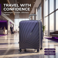 Ensemble de bagages rigides en PP, 3 pièces, extensibles, avec roulettes pivotantes et serrure TSA, pour voyage et transport à main - Vente chaude