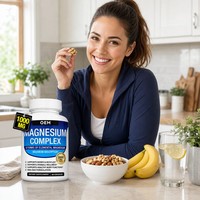 Kompleks Magnesium Premium 1000mg 8 Bentuk Kapsul Magnesium Elemental untuk Kesehatan Tulang dan Otot 90 Kapsul OEM Grosir
