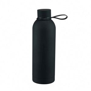 Yellow Stainless Steel Vacuum Insulated Leak-Proof <b>Large</b> Capacity Eco-Friendly Water Bottle with Rope Handle for Travel - Product Image 5